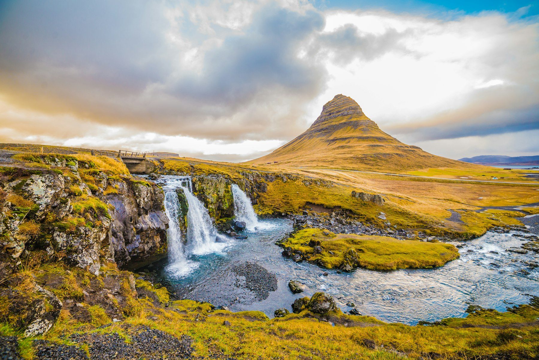 教堂山 Kirkjufell 與 Kirkjufellsfoss 瀑布