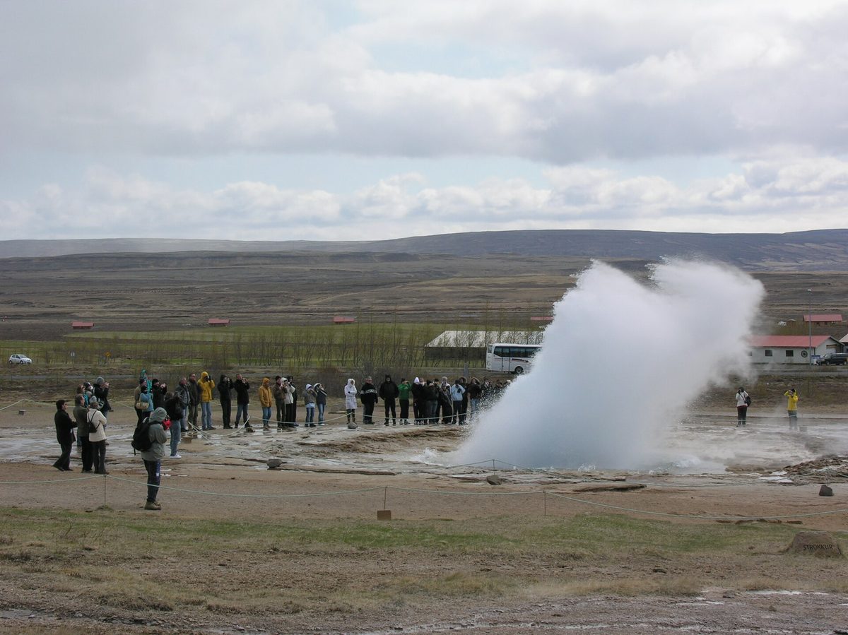 Strokkur 間歇泉噴發